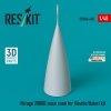 RESKIT RSU48-0408 Mirage 2000B nose cone for Kinetic/Italeri kit (3D Printed) 1/48